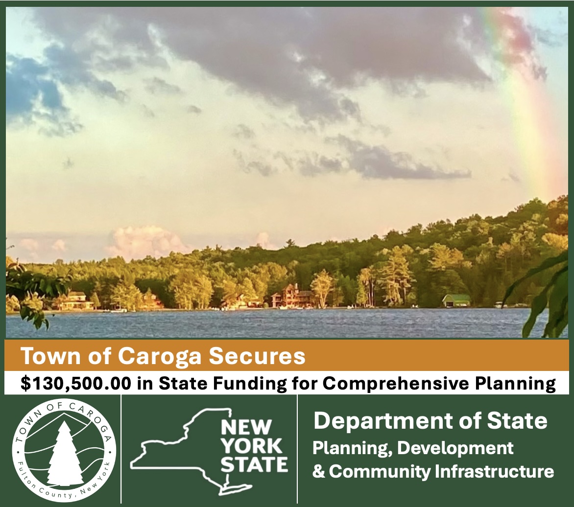 Caroga has secured funding from NYS DOS for comprehensive planning.