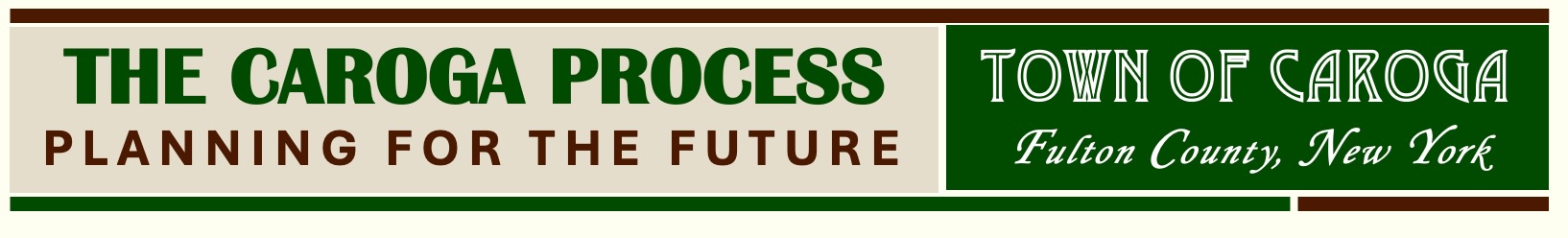 Caroga Comprehensive Planning Process