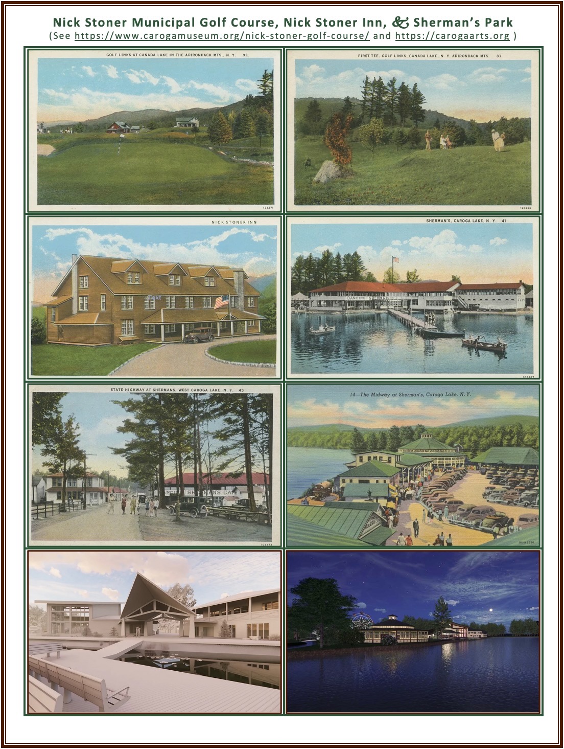 Sherman's Park, Nick Stoner Inn, and Nick Stoner Municipal Golf Course'